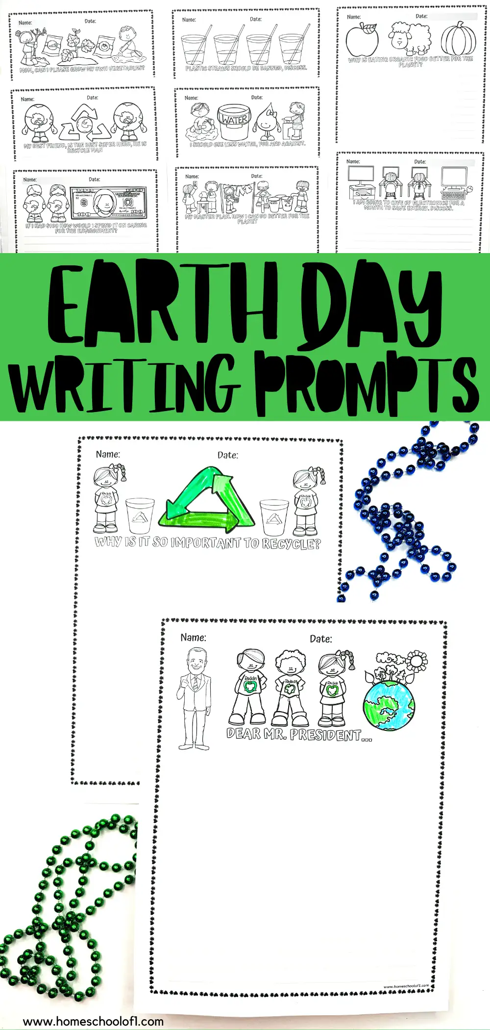 earth day writing prompts