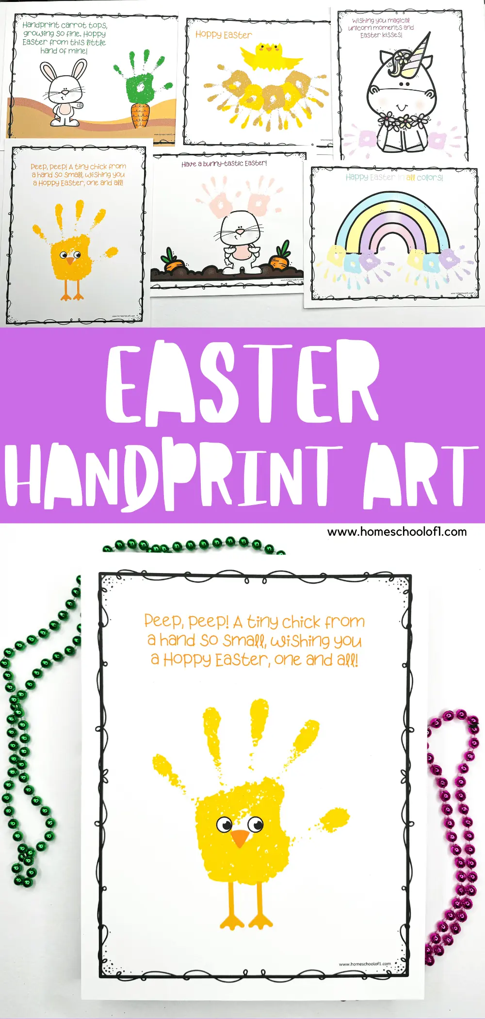 easter handprint art