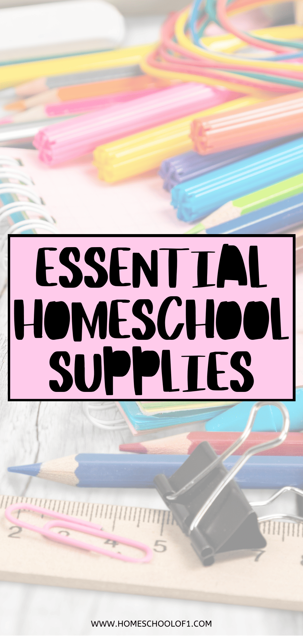 Essential Homeschool Supplies List