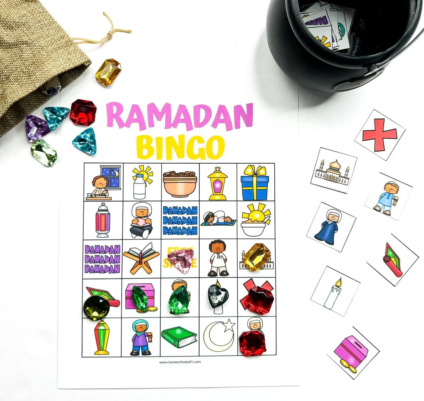 free printable ramadan bingo