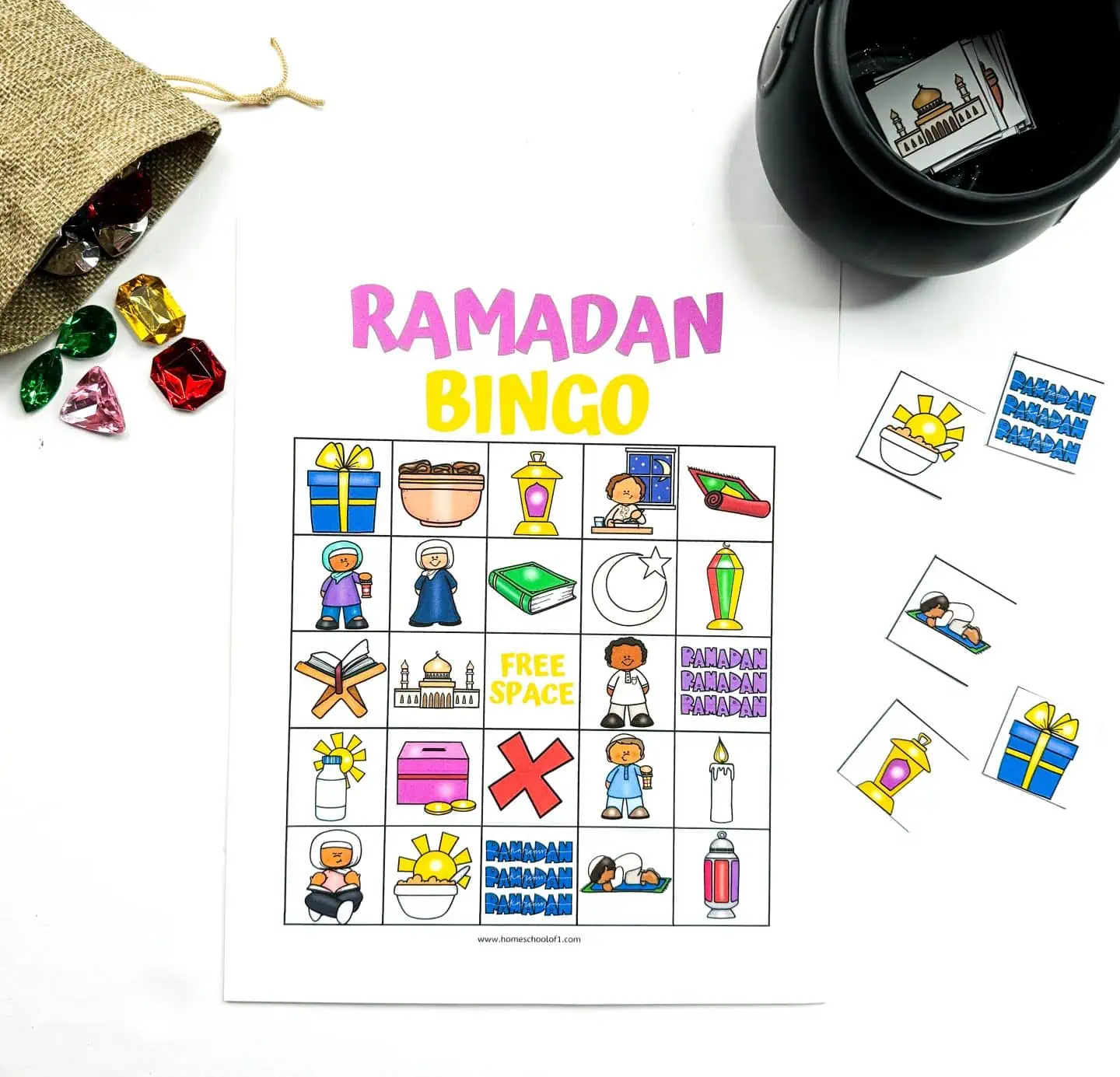 free ramadan bingo printable