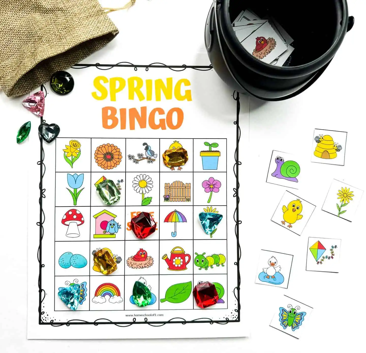 free spring bingo printable