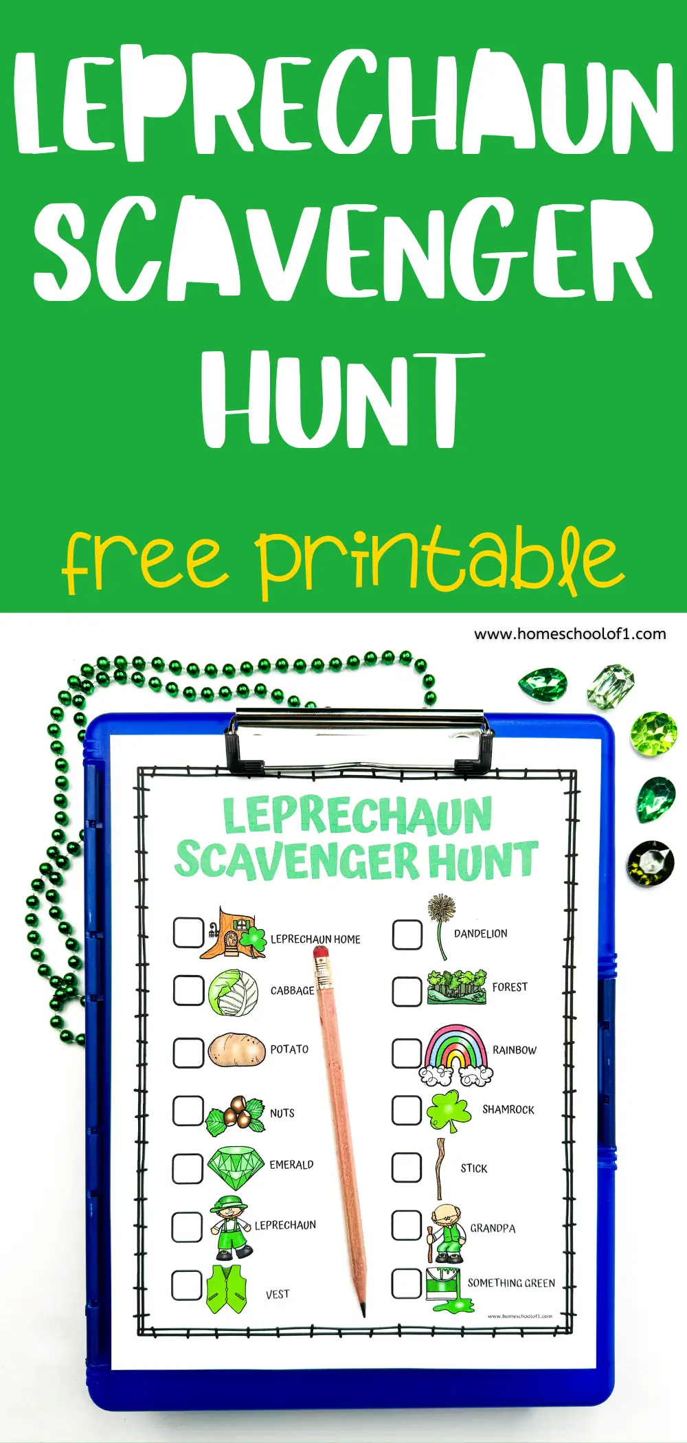 leprechaun scavenger hunt