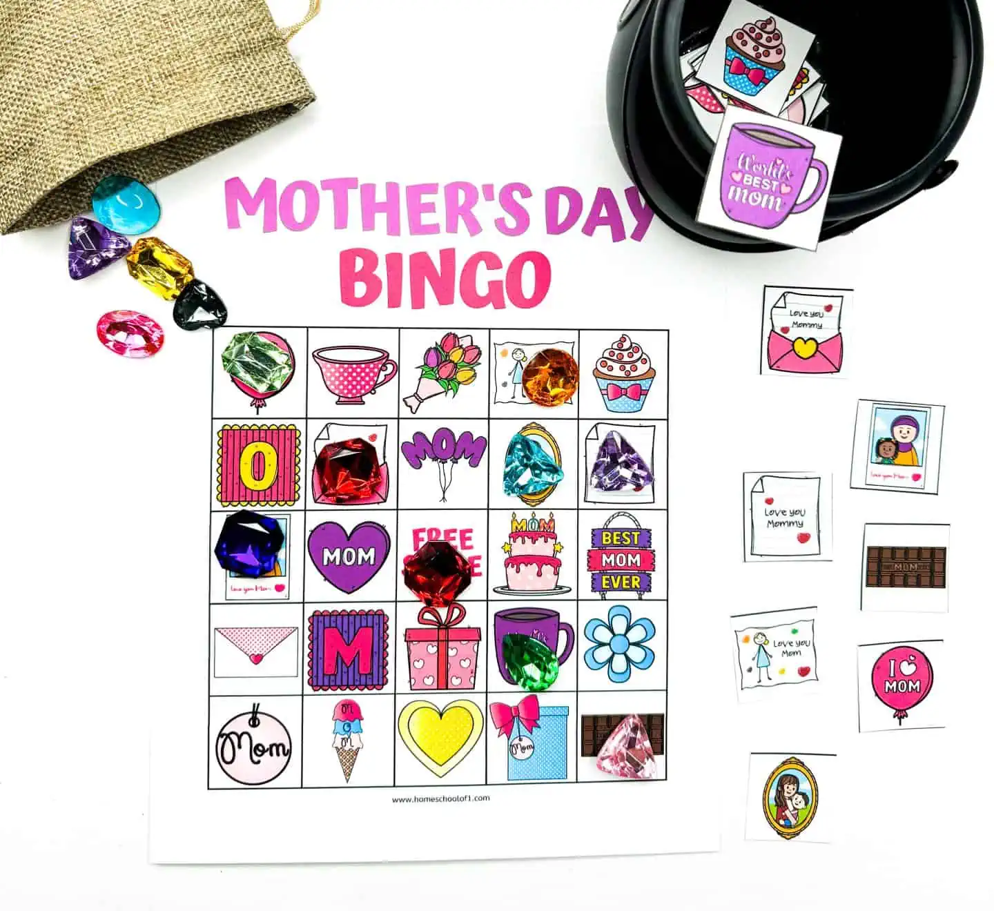 mothers day bingo printable