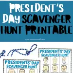 president's day scavenger hunt printable