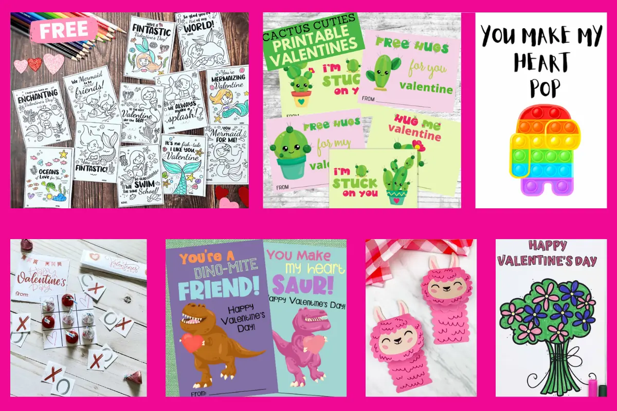 printable Valentine's Day cards for kids