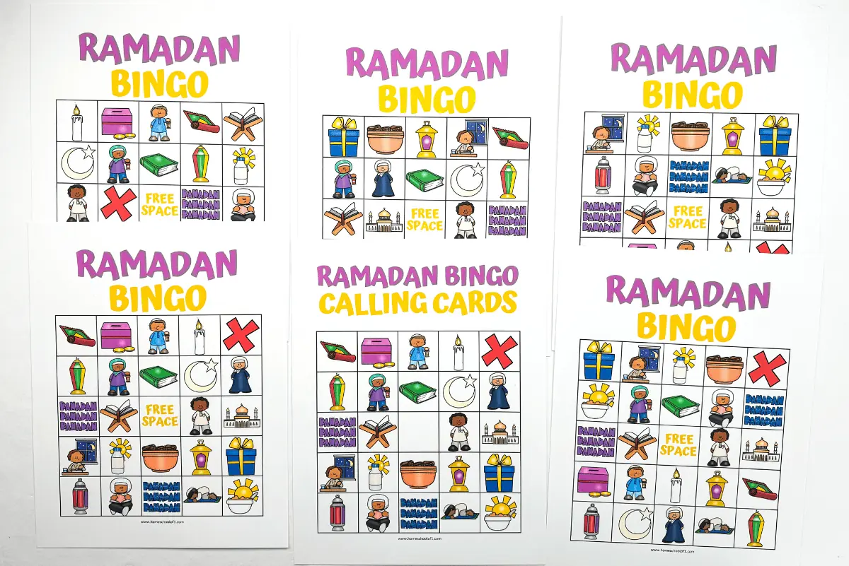 ramadan bingo printable