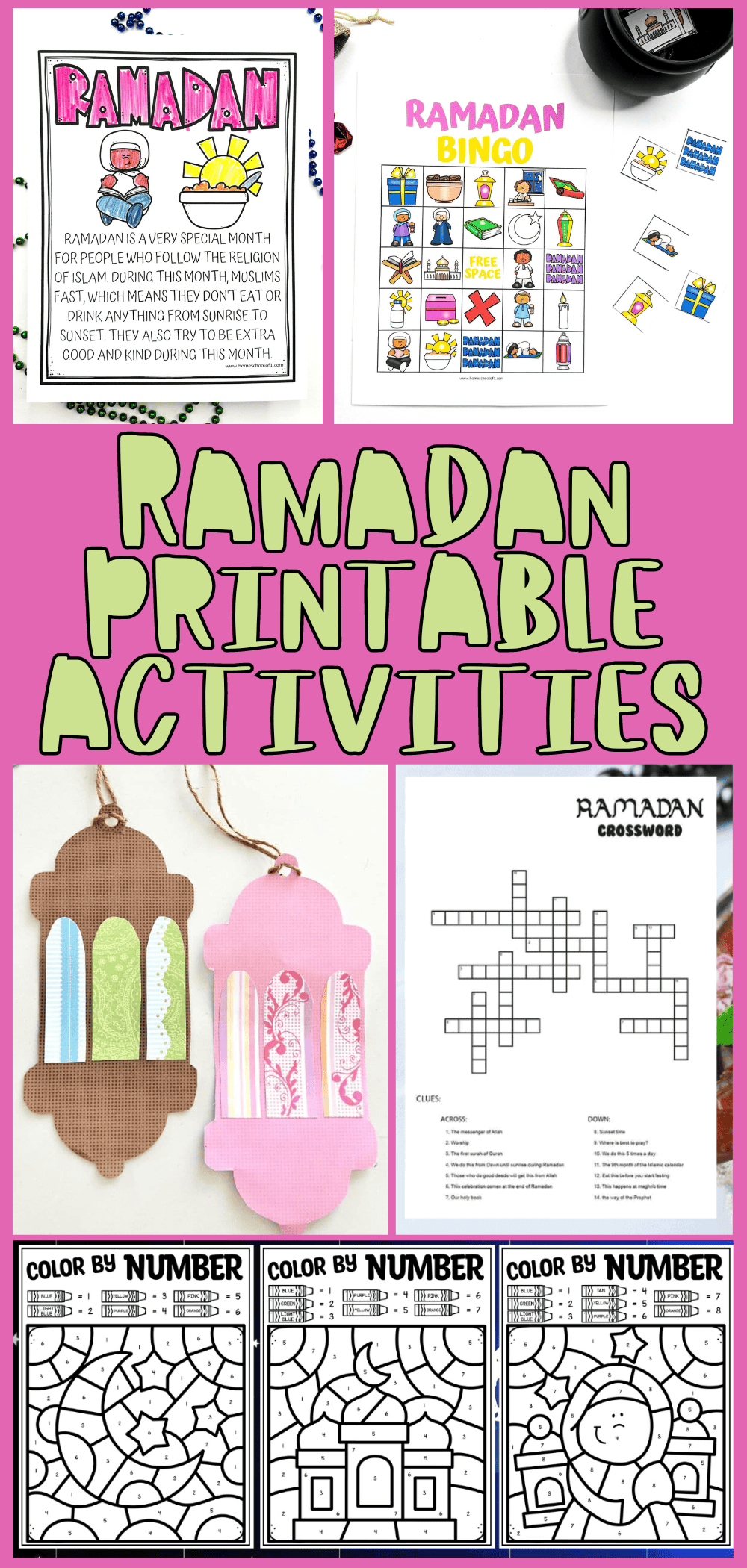 Free Ramadan Printables and Activities for Kids