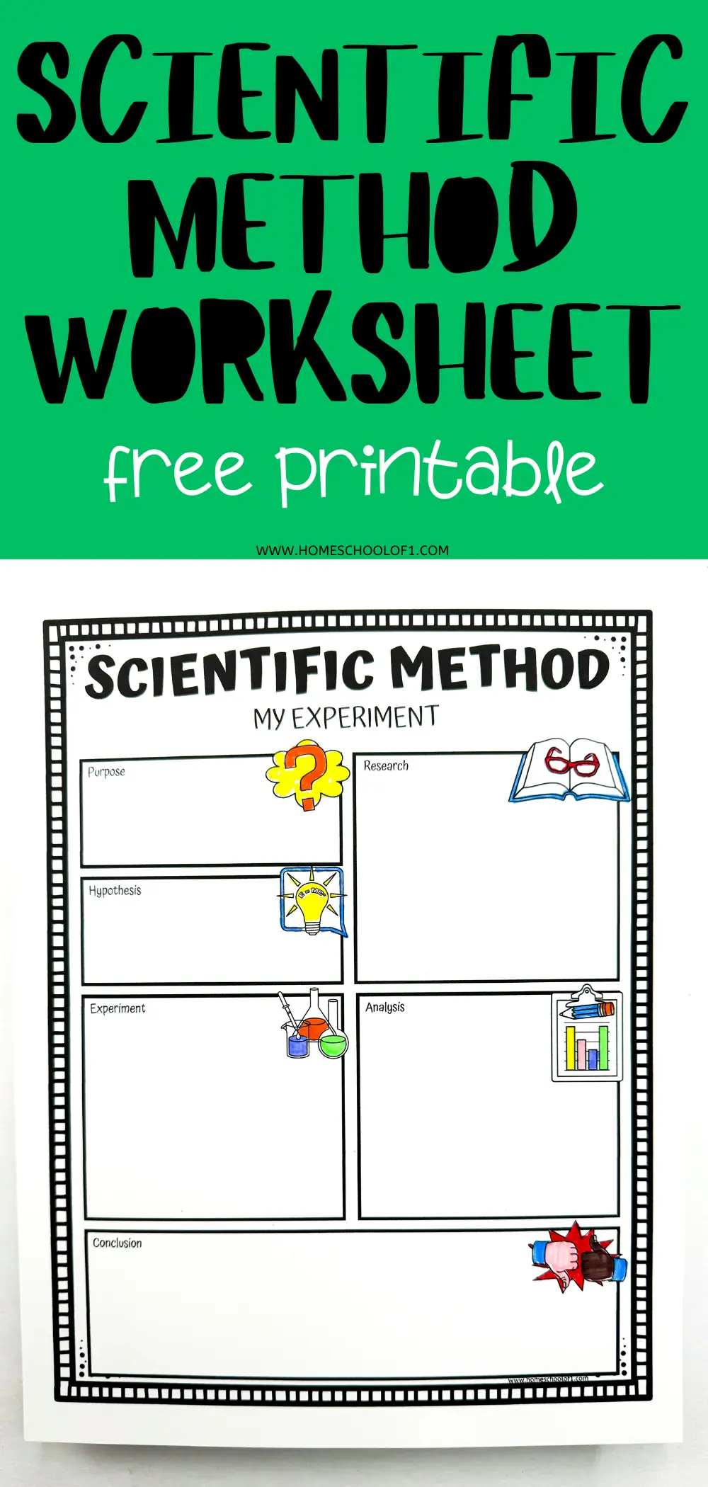 scientific method worksheet for kids