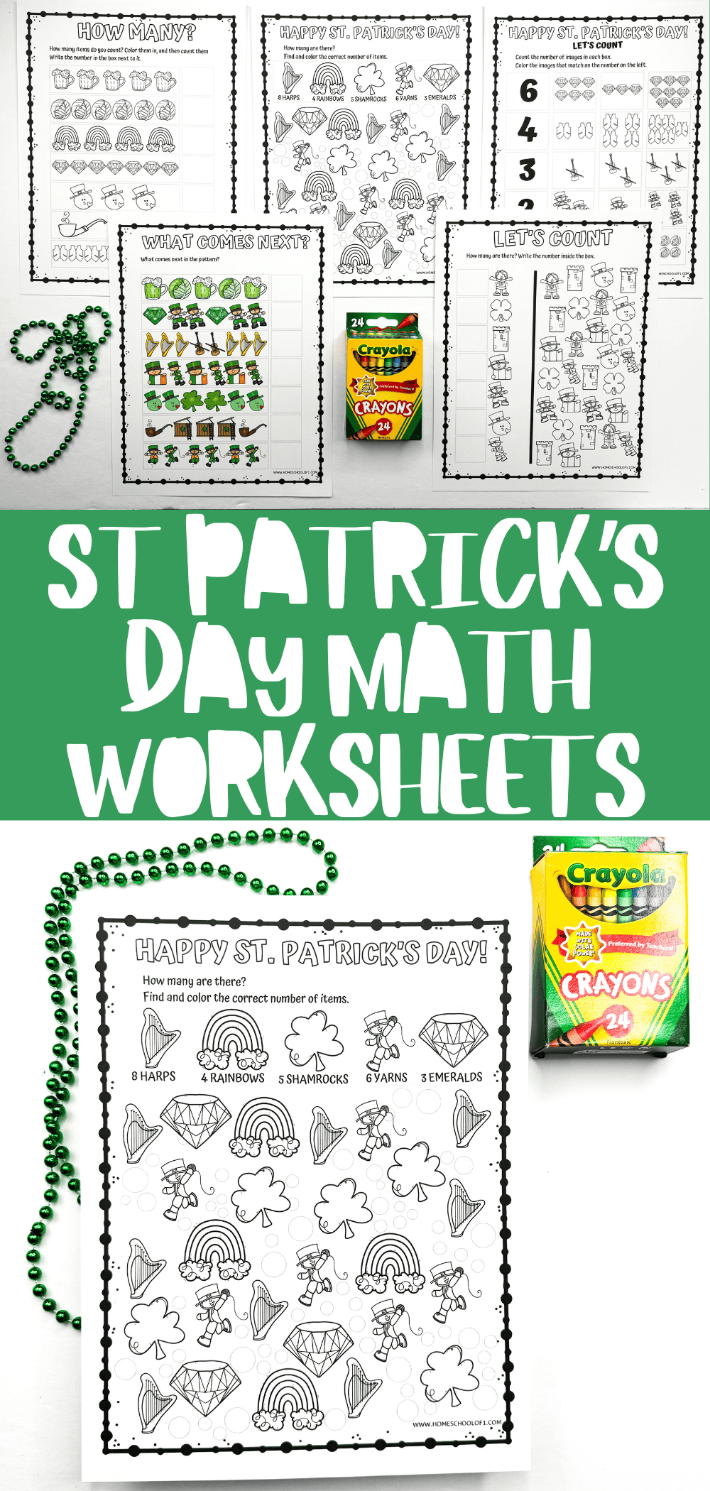 st patrick's day math worksheets