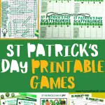 st patrick's day printable games free