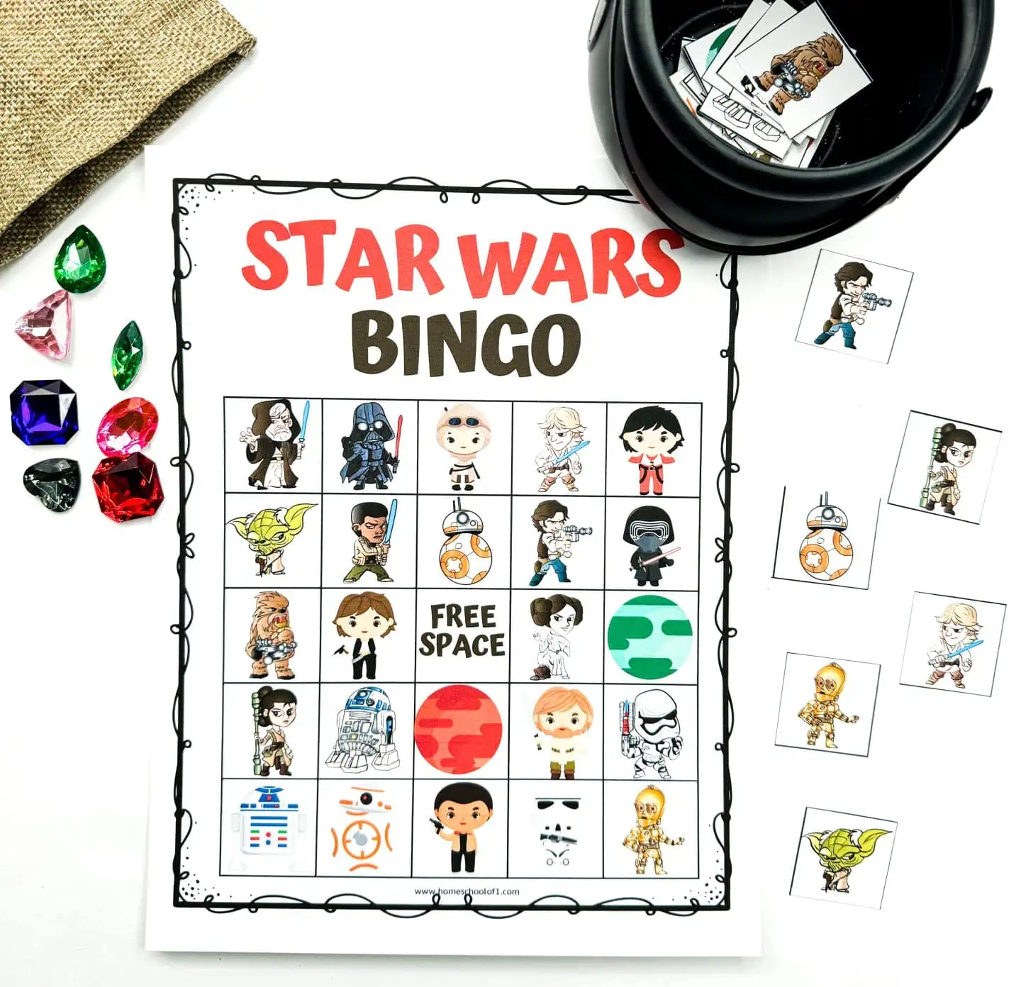 star wars bingo boards