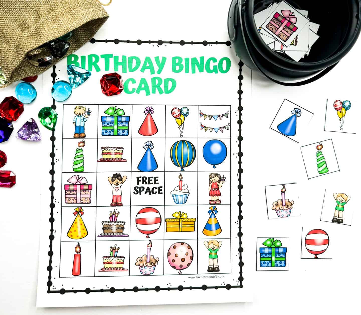 birthday bingo boards