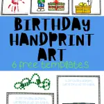 birthday handprint art