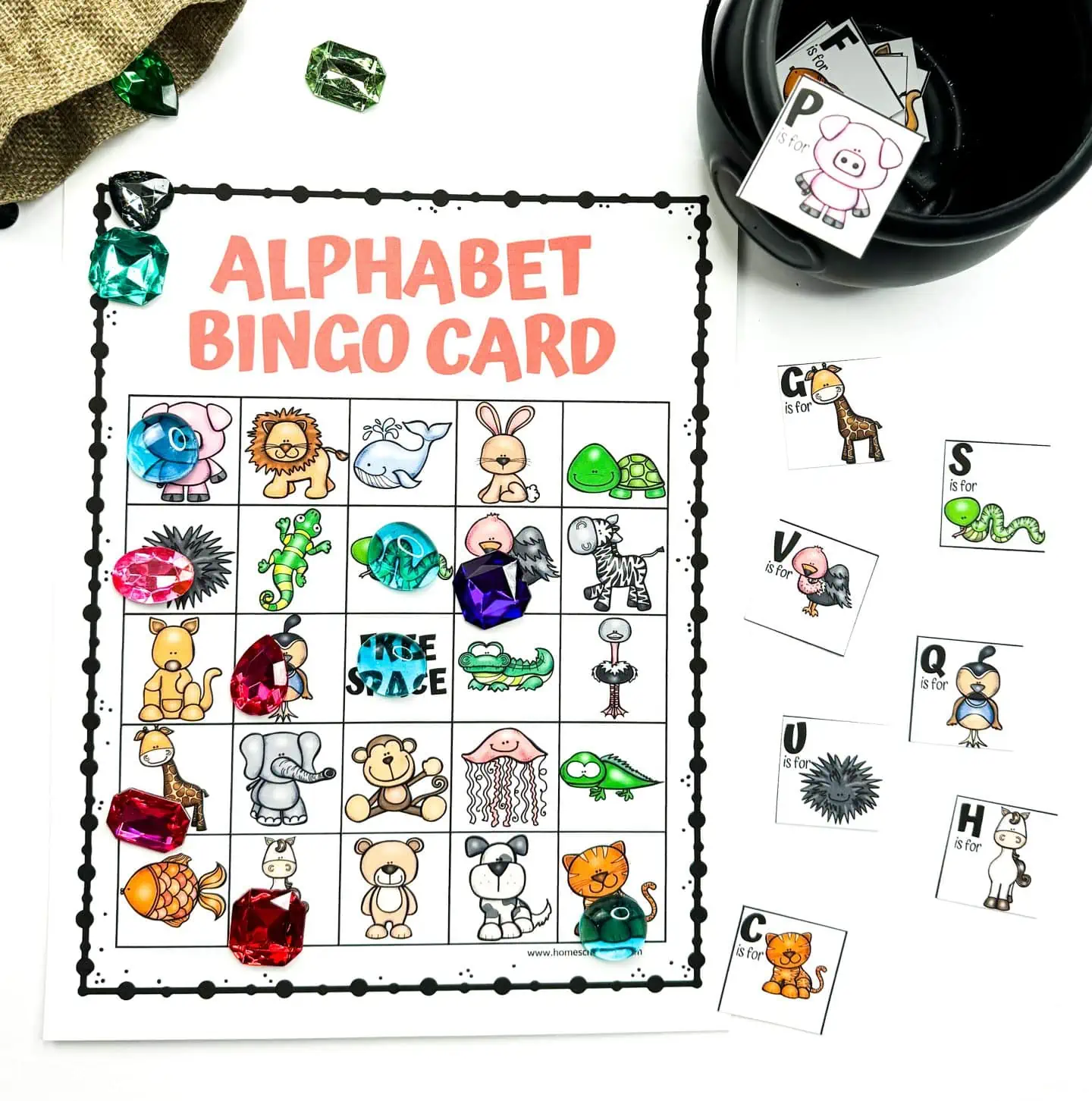 free alphabet bingo cards