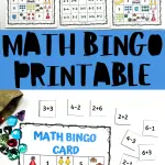 free math bingo printable