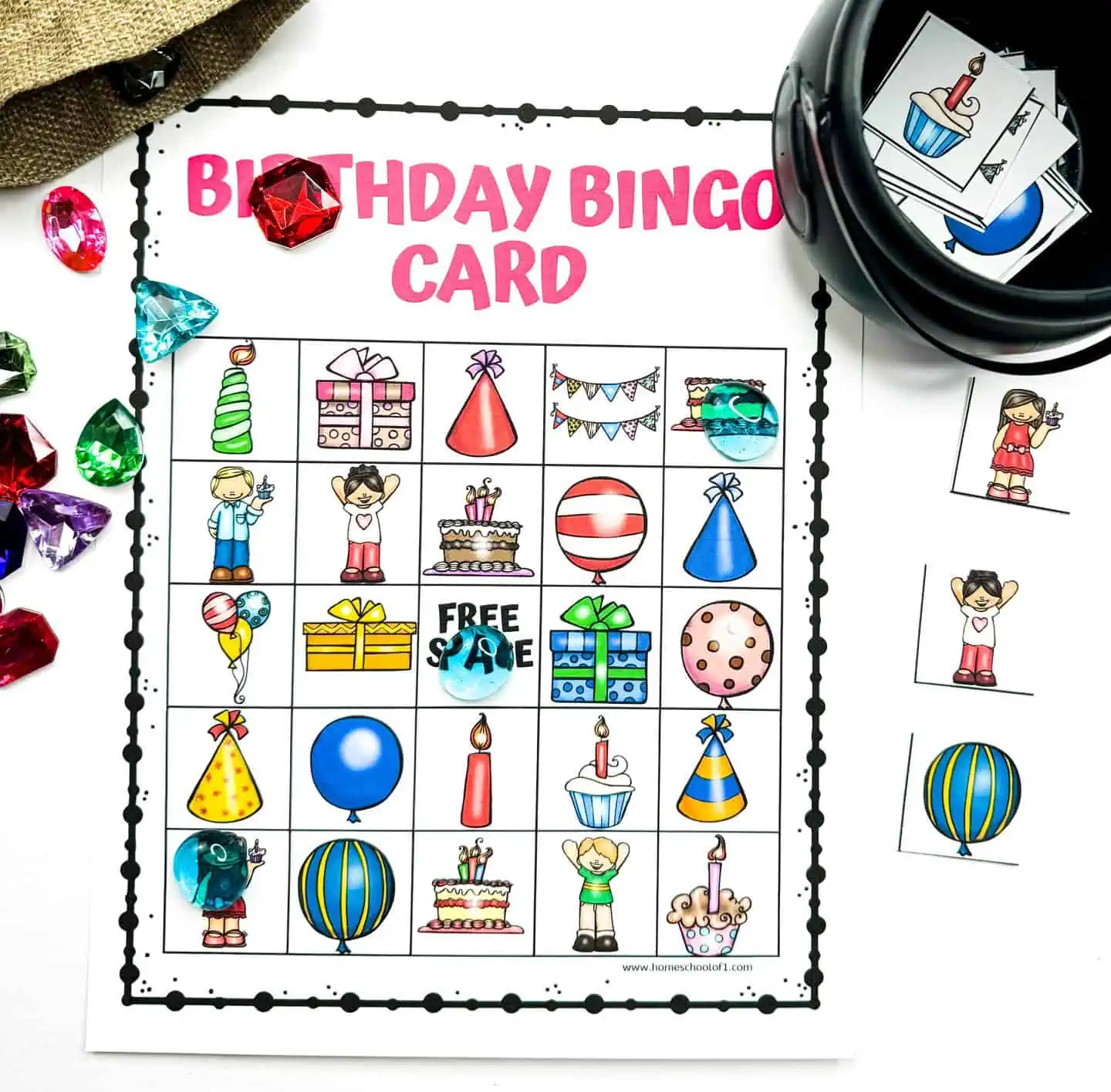 free printable birthday bingo