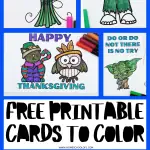 free printable cards to color