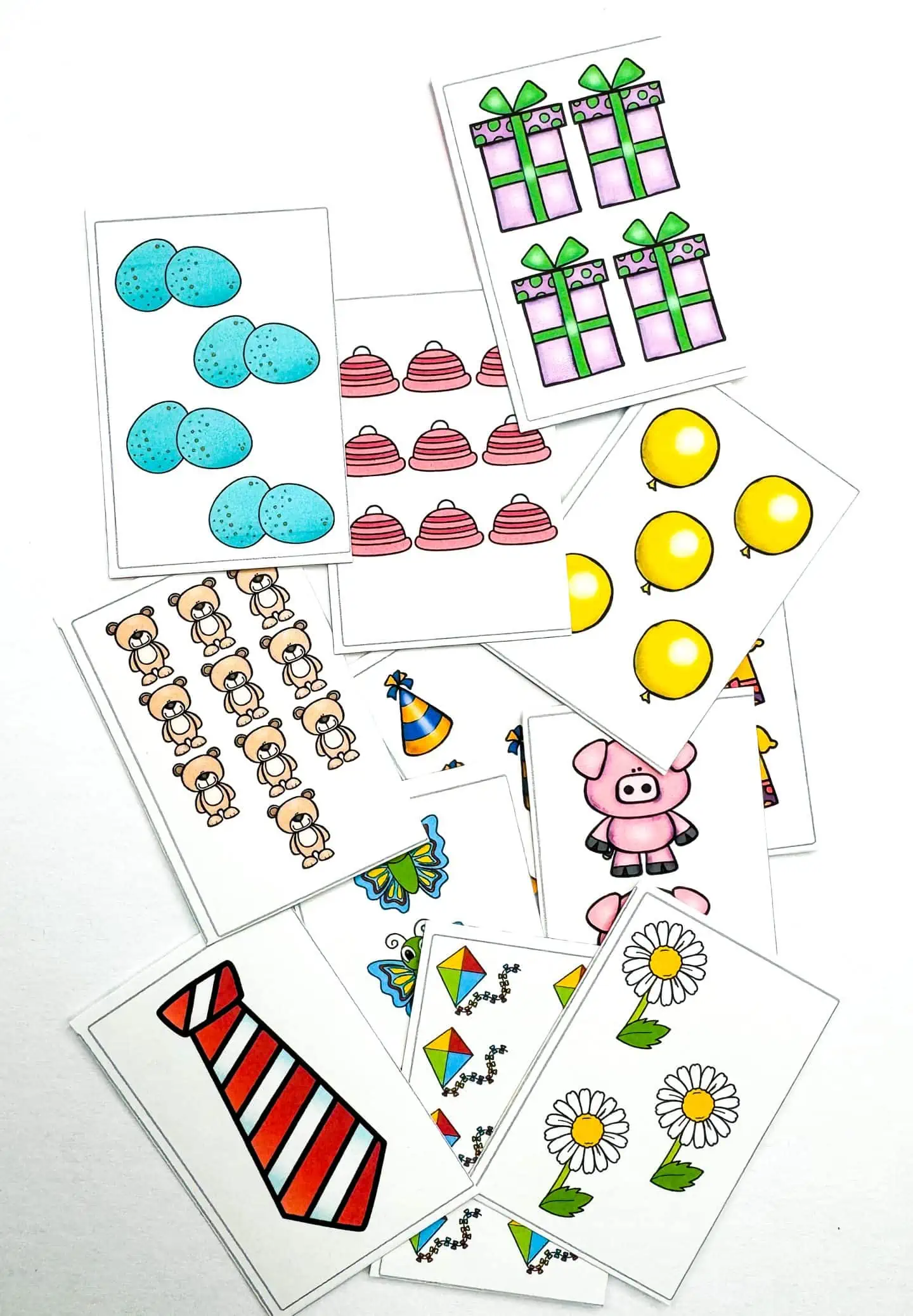 free printable math memory match game