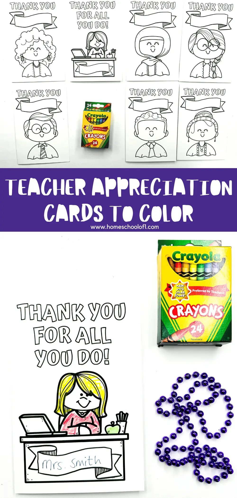 free printable teacher appreciation cards to color