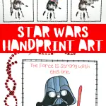 free star wars handprint art