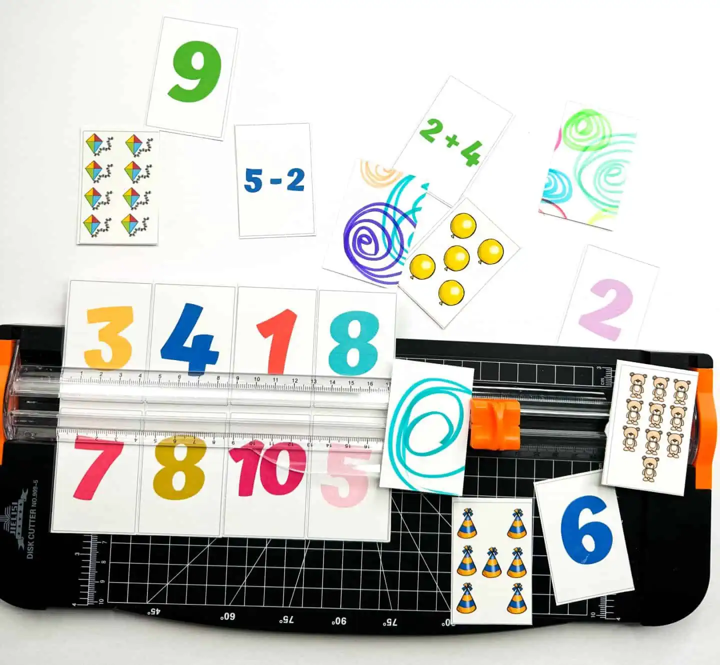 math matching game printable