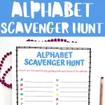 Free Alphabet Scavenger Hunt Printable