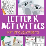 letter k activities for preschoolers