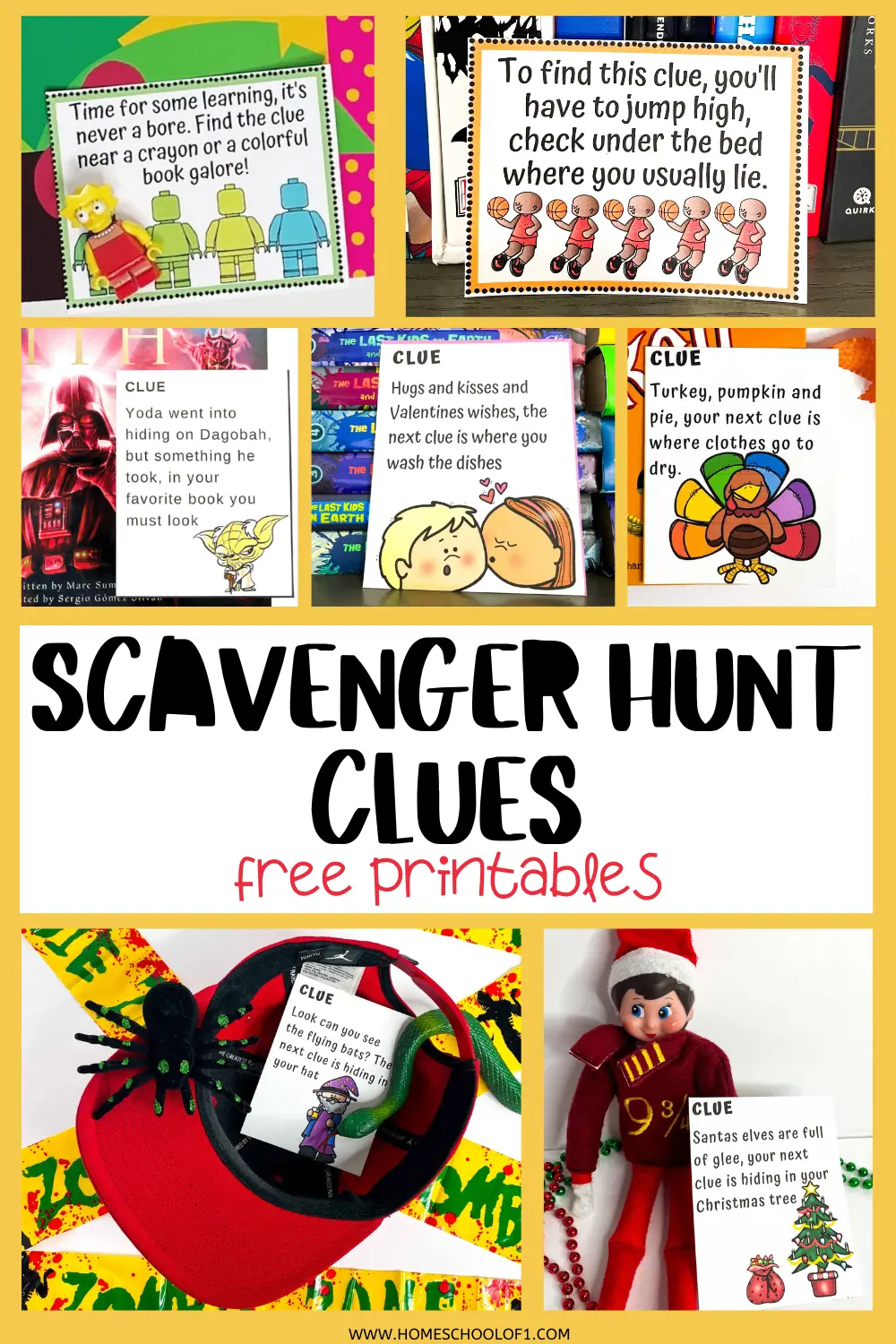 47 Free Scavenger Hunt Printables For Every Occasion