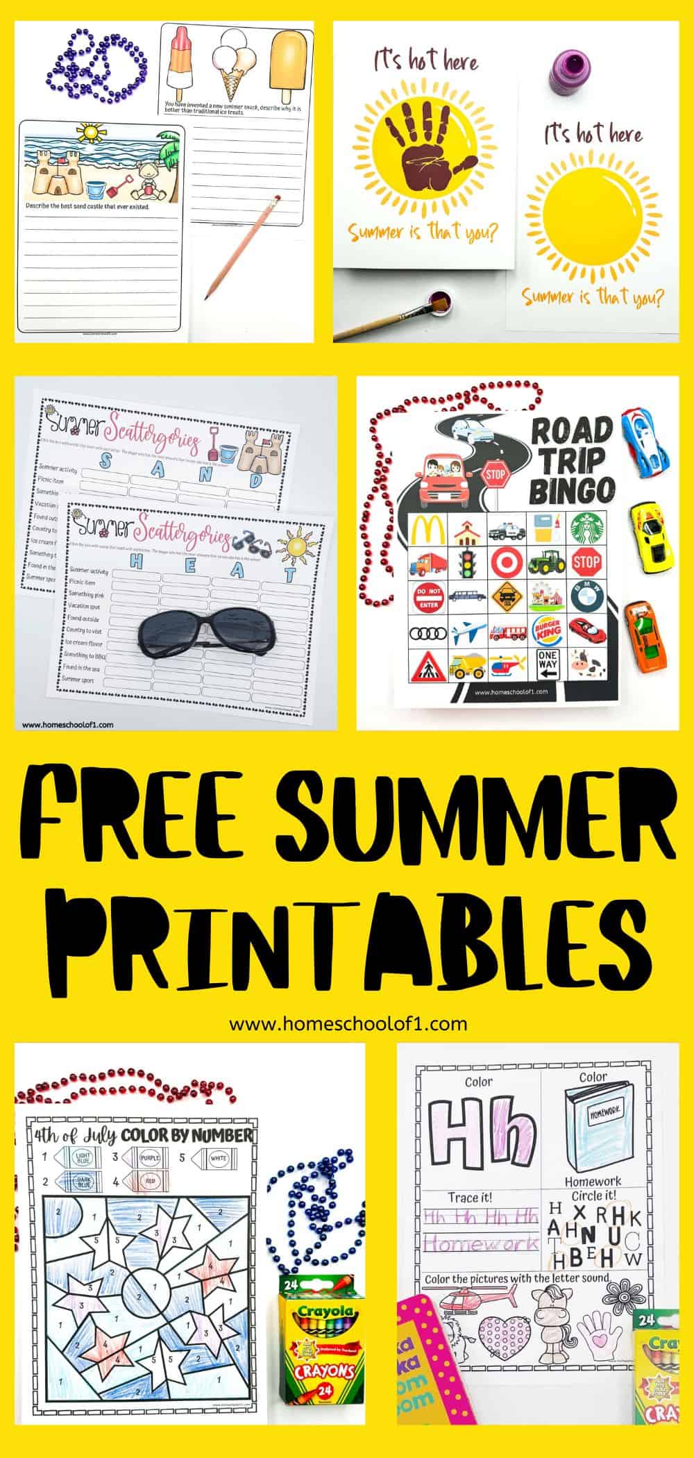 41 Free Summer Printables for Kids