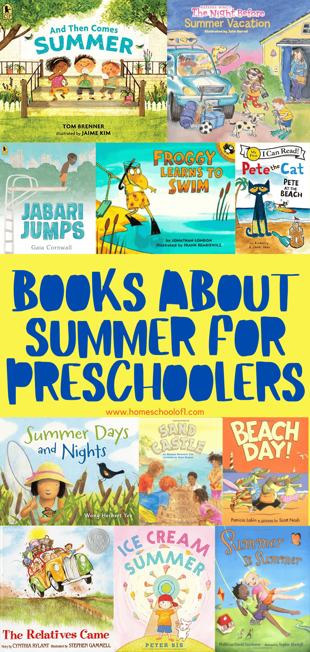 25 Best Books About Summer for Preschoolers