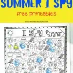 summer i spy worksheets