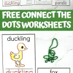 Connect the dots worksheets