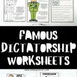 Famous Dictatorship Worksheets