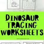 dinosaur preschool worksheets