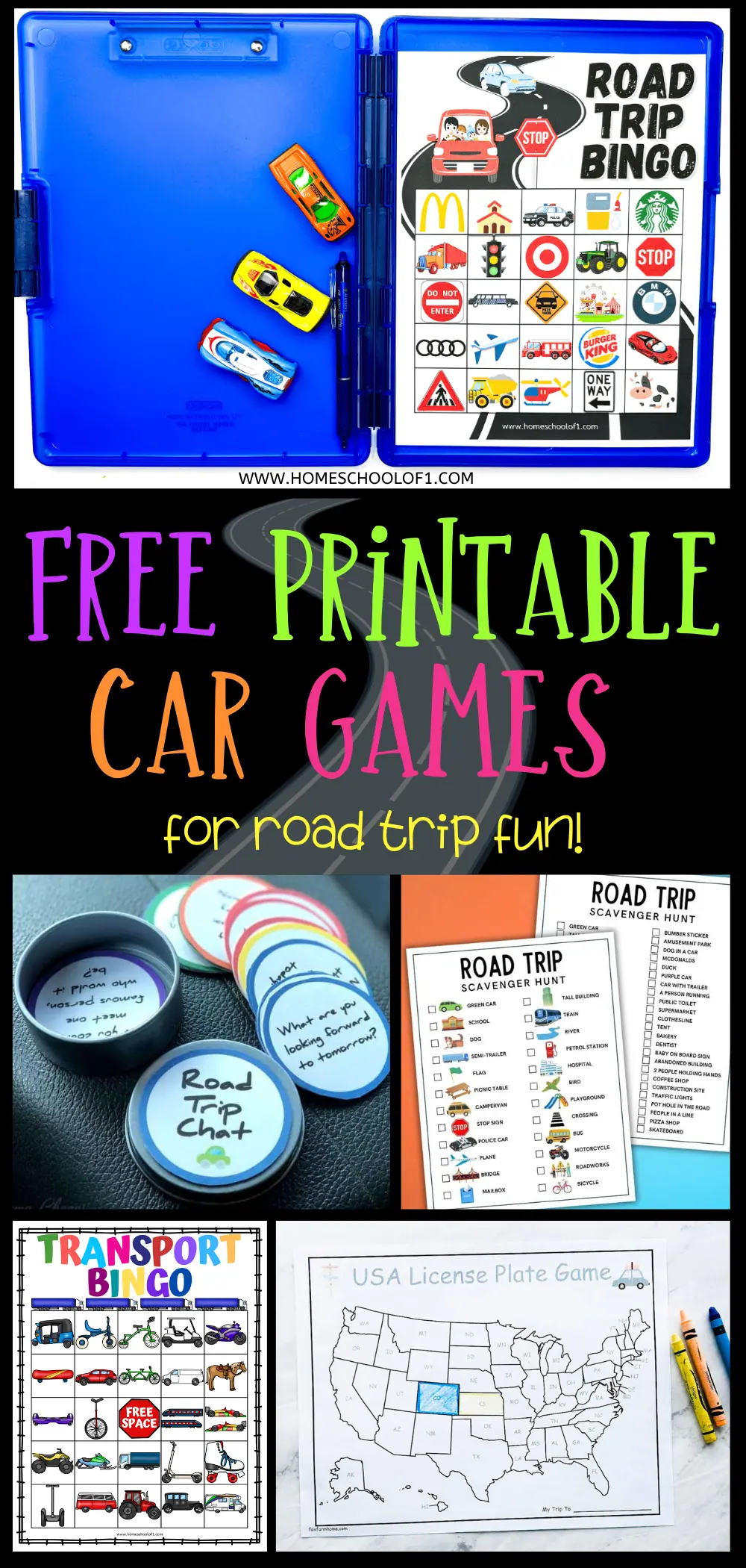 free printable car games