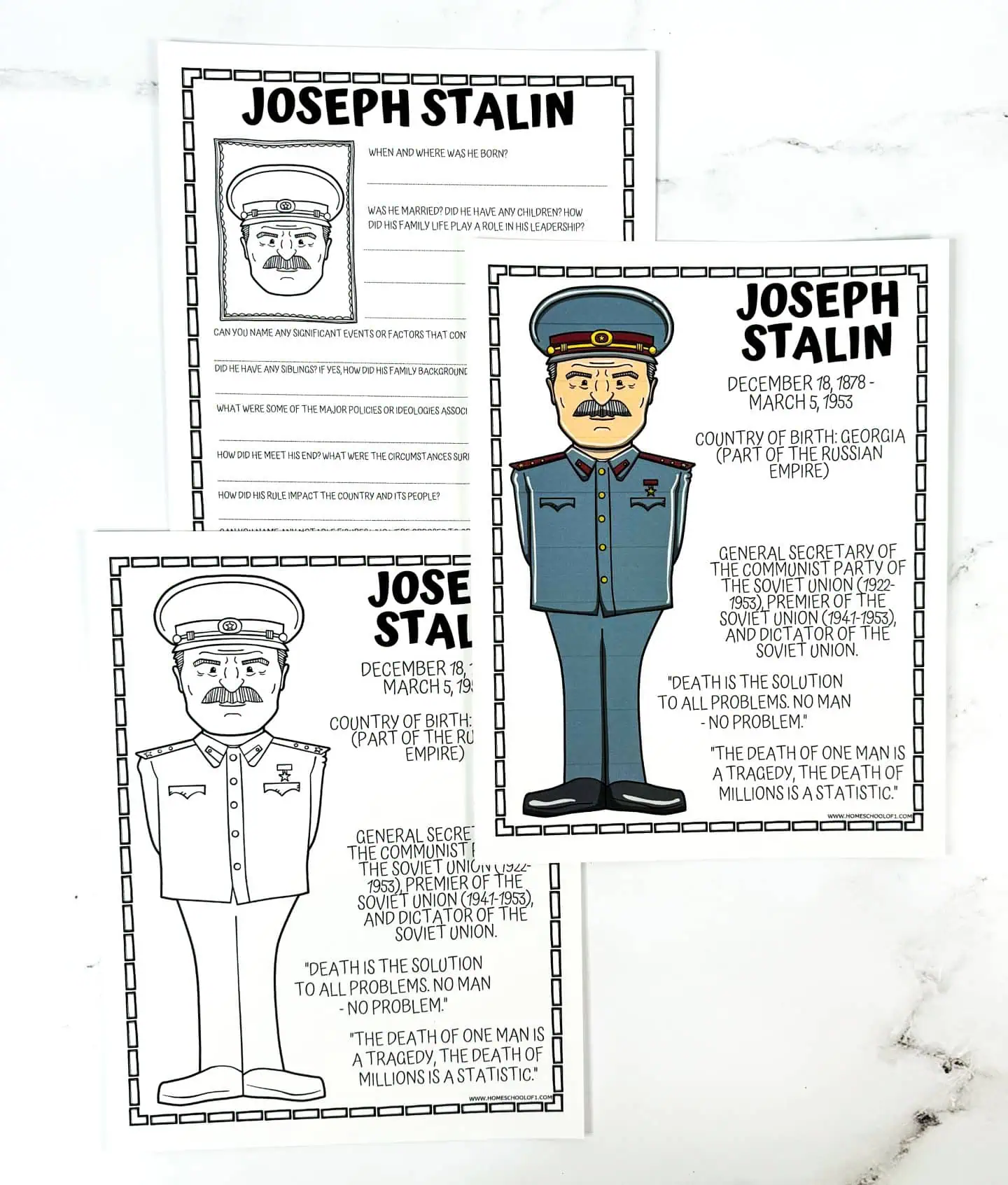 joseph stalin unit study