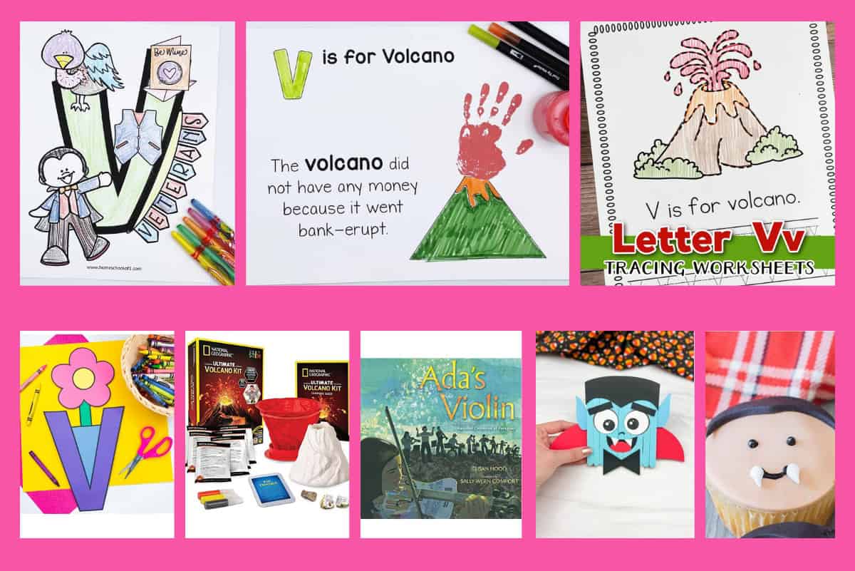 letter v activities for preschool