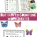 butterfly counting worksheets