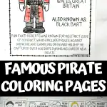 famous pirate coloring pages