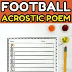 football acrostic poem