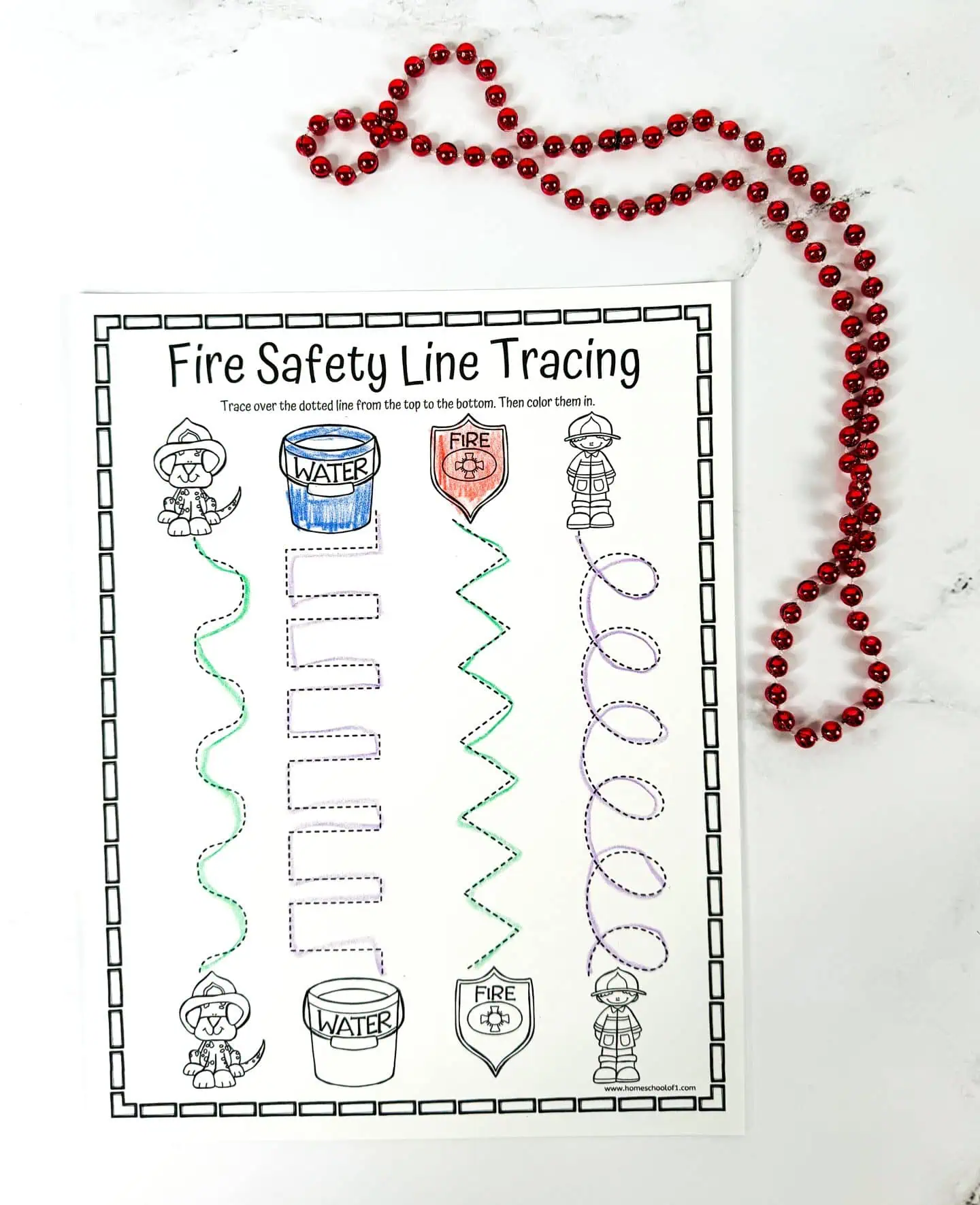 free fire safety line tracing