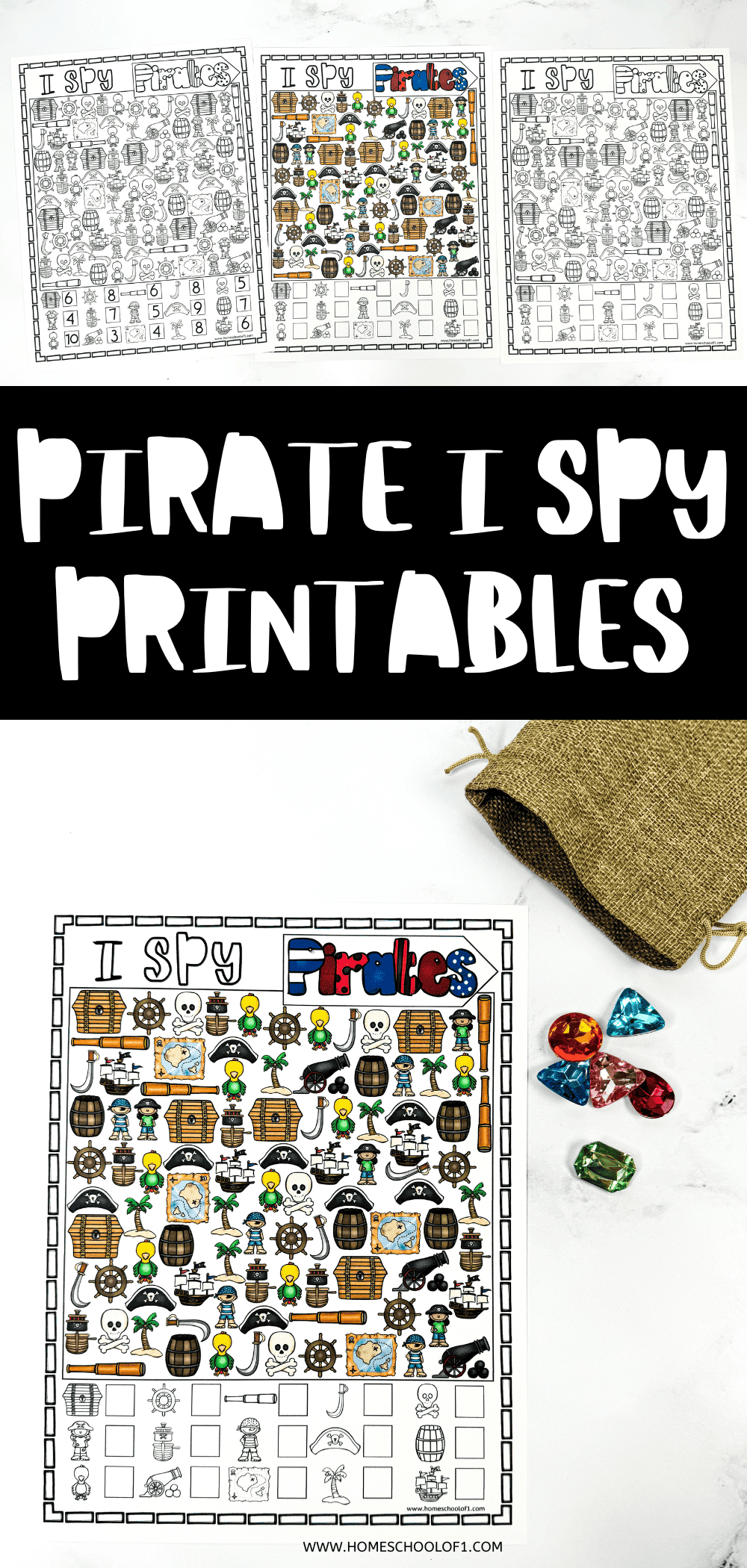 pirate i spy printables