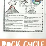 rock cycle crossword free printable