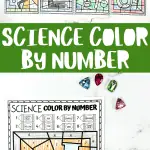 science color by number worksheets