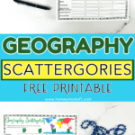 geography scattergories