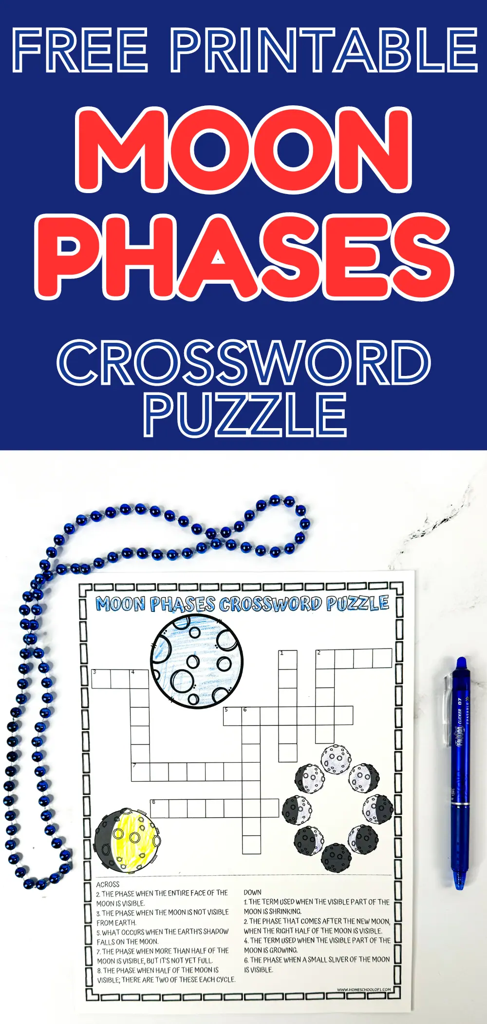 moon phases crossword