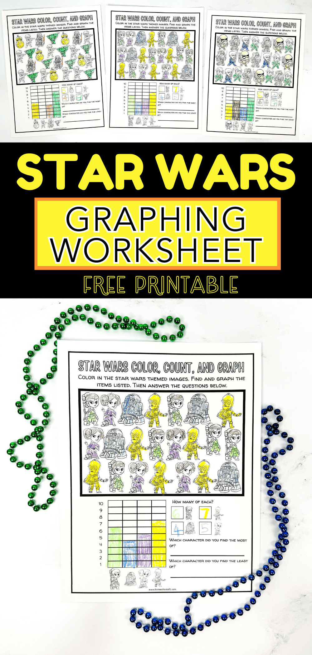 star wars graphing worksheet