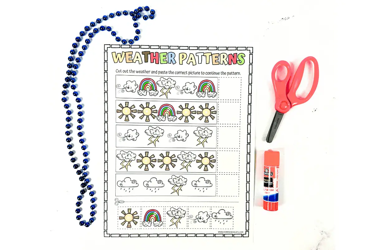 weather patterns printable