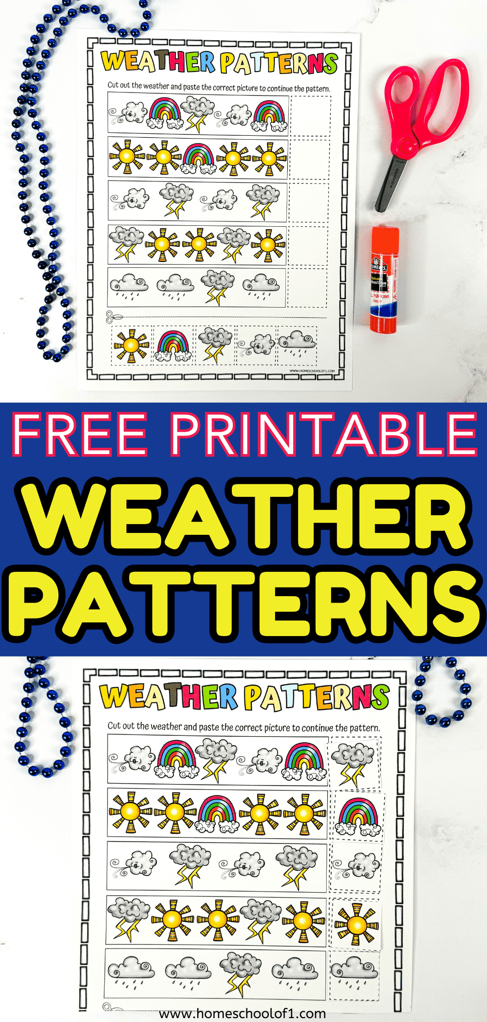 weather patterns worksheet